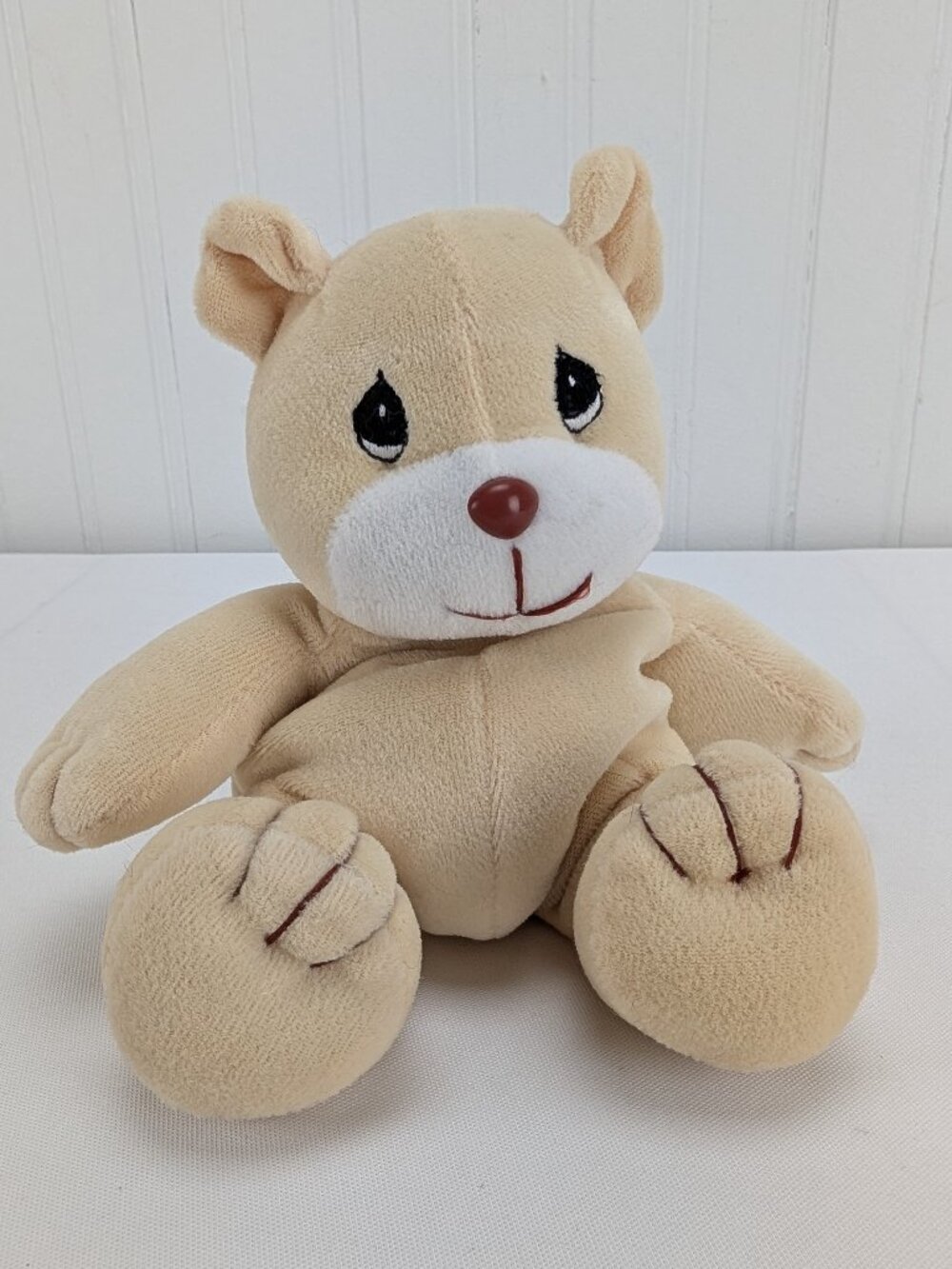 Vintage Precious Moments Tender Tails Bear Plush 8" Stuffed Animal 1998 Limited